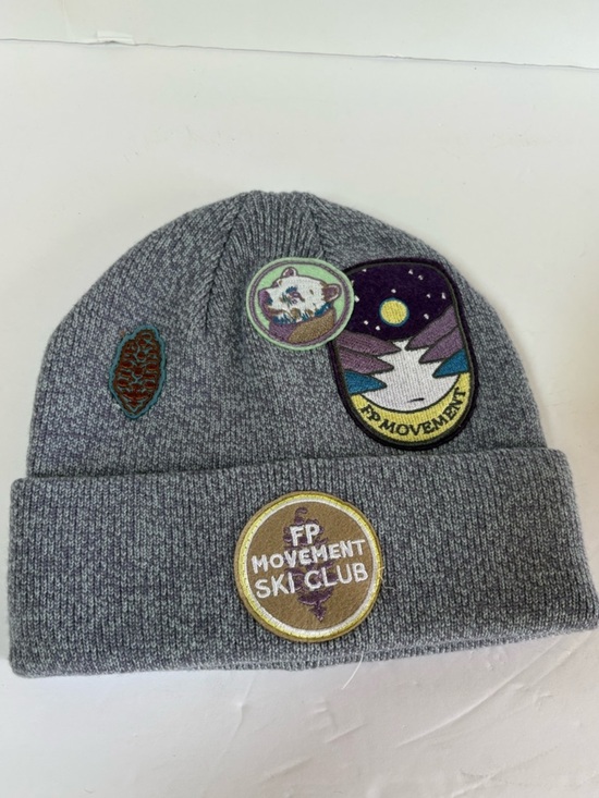 NWOT Free People FP Movement Park Patch Beanie main image 4